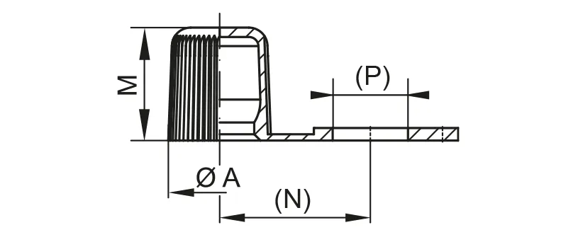 Zeichnung Schmiernippelkappe - GPN 980 form B