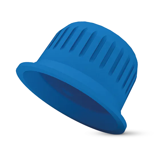 Schutzkappe - GPN 242, PCR-PE, blue, 100 % Post-Consumer-Rezyklat